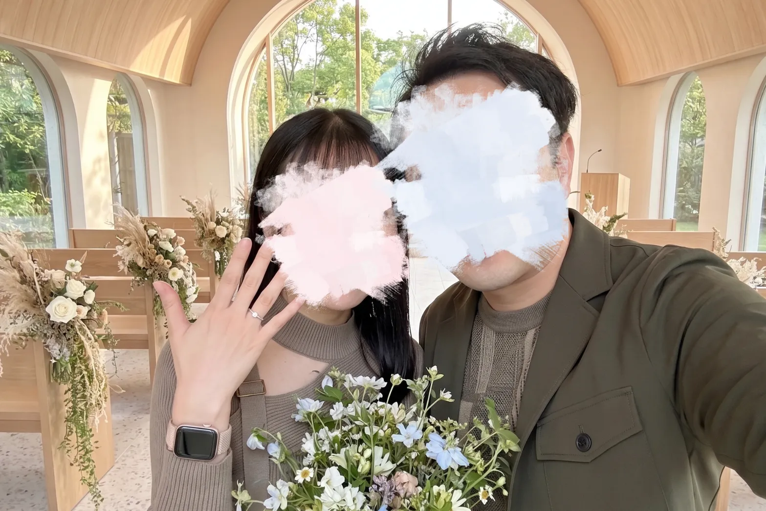 一緒にいるのが楽しくて波長が合い、この人と家族になりたいと思いました😊